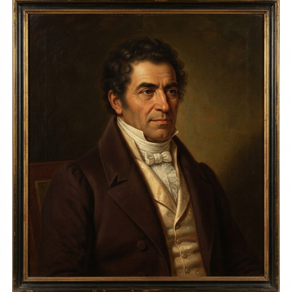 Retrato recreado de Juan Esteban de Anchorena
