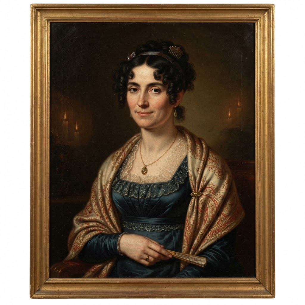 Retrato recreado de Ana Périchon, "La Perichona"
