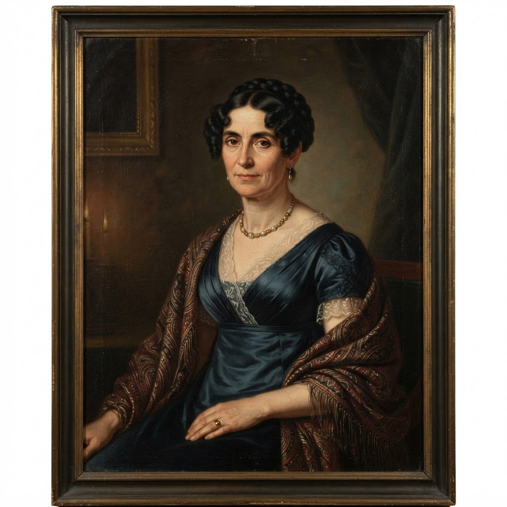 Retrato recreado de María Magdalena Carrera